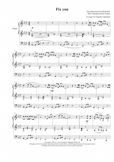 Fix You (arr. Ingunn Ligaarden)