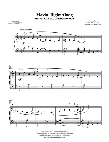 Movin' Right Along (arr. Maria Colletti)
