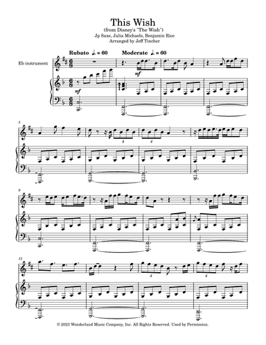 This Wish (arr. Jeff iIncher)