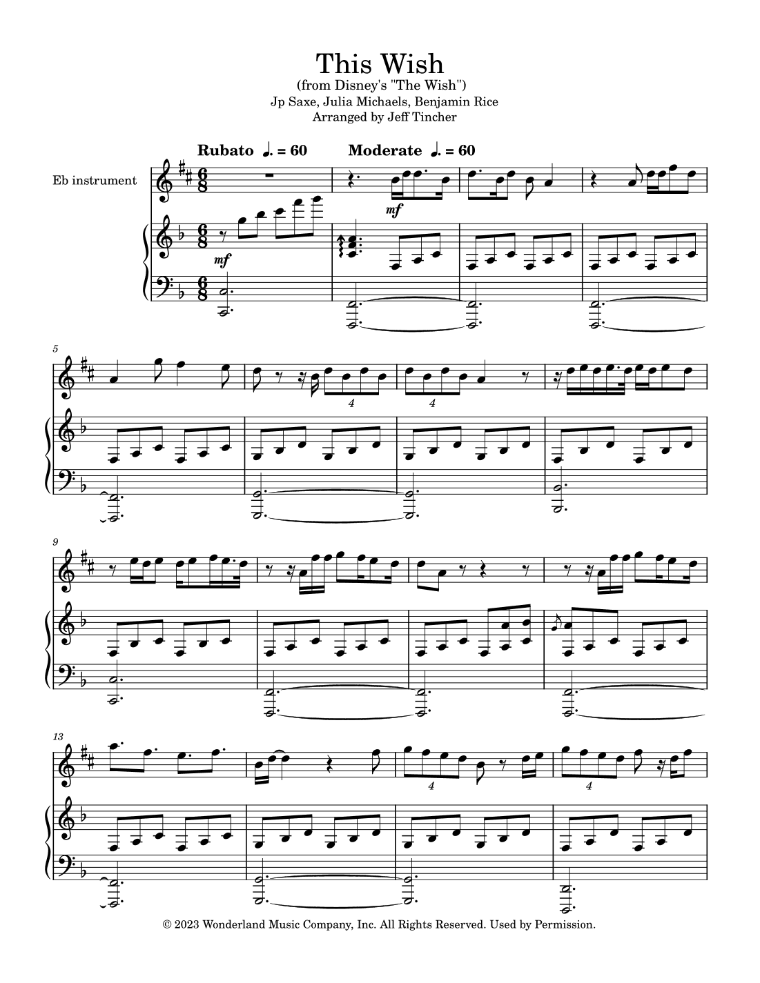 This Wish (arr. Jeff iIncher)