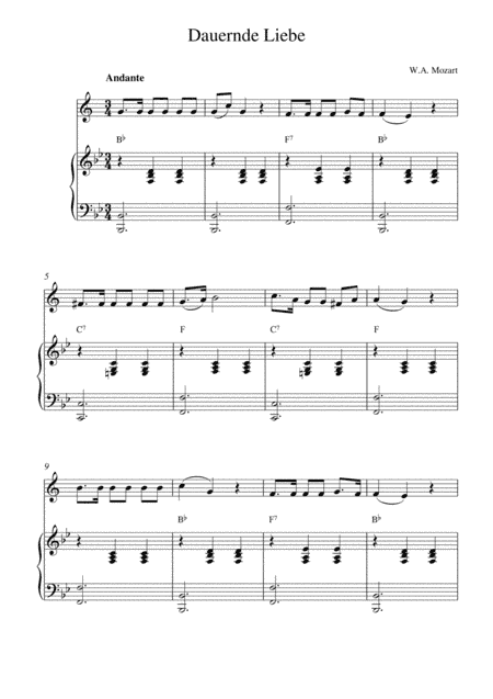 Dauernde Liebe (arr. Kaiserin Rebecca)