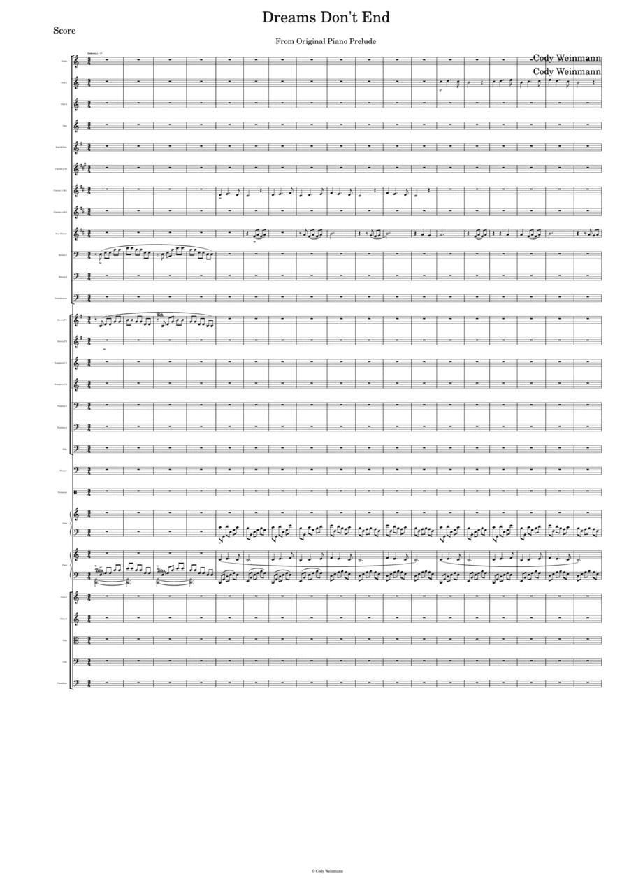 Dreams Don't End (Orchestra)