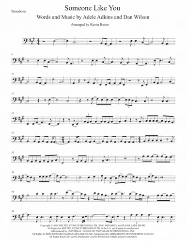 Someone Like You (arr. Kevin Busse)