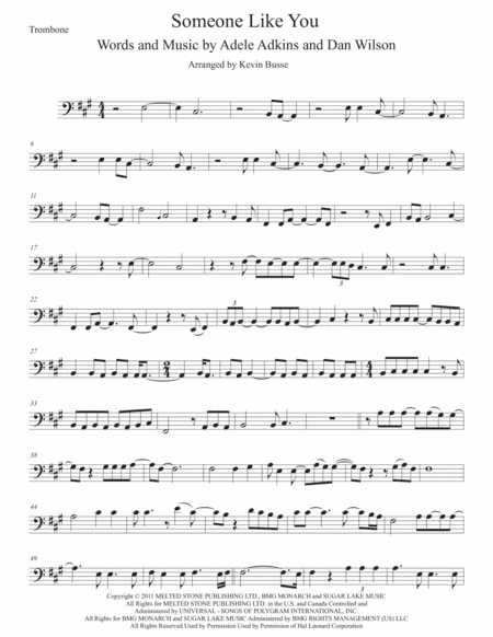 Someone Like You (arr. Kevin Busse)