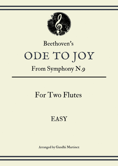 Ode to Joy - For Two Flutes (arr. Gandhi Martinez)