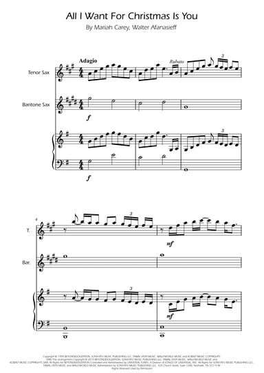 All I Want For Christmas Is You (arr. Ygor Nunes)