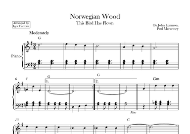 Norwegian Wood (this Bird Has Flown) (arr. Igor Ferreira)