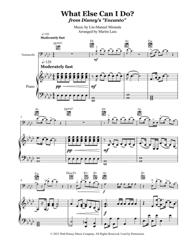 What Else Can I Do? (arr. Martin Lass)