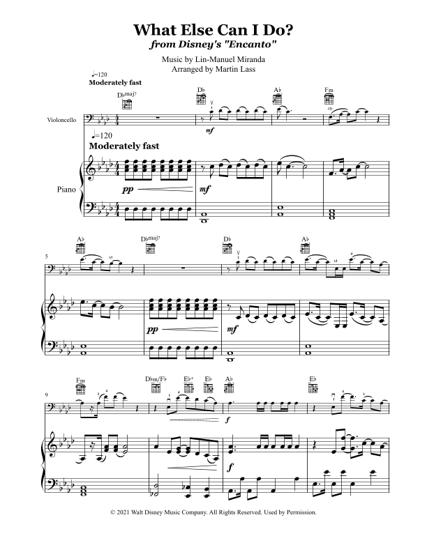 What Else Can I Do? (arr. Martin Lass)