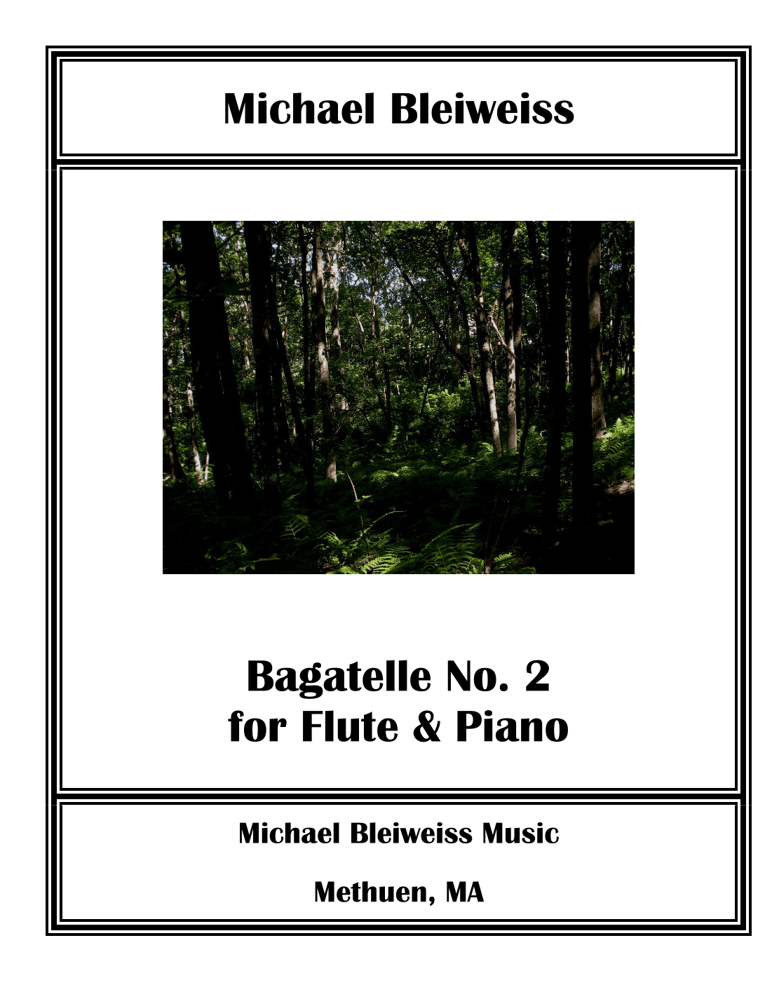 Bagatelle No. 2 for Flute & Piano
