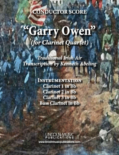March - Garry Owen (for Clarinet Quartet) (arr. Kenneth Abeling)