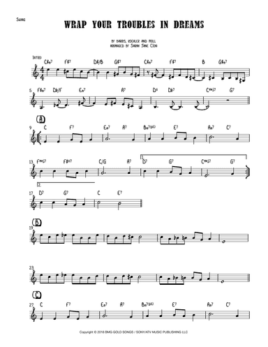 Wrap Your Troubles In Dreams (arr. Safflower Music LLC)