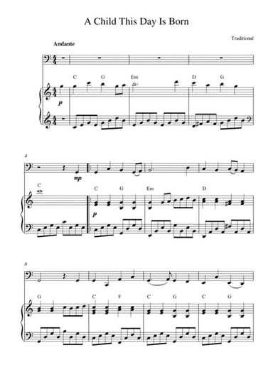 A Child This Day Is Born (arr. Kaiserin Rebecca)