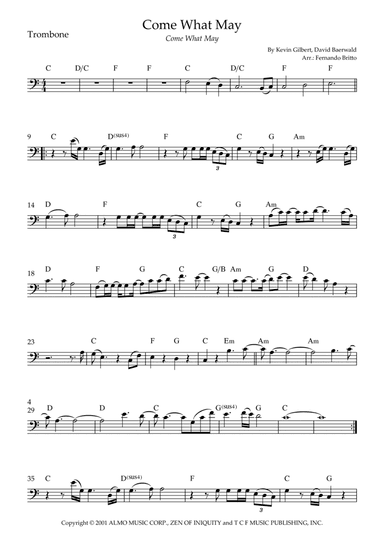 Come What May (arr. Fernando Britto)