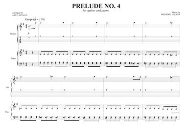 Prelude No. 4 (arr. Art.o Artaud)