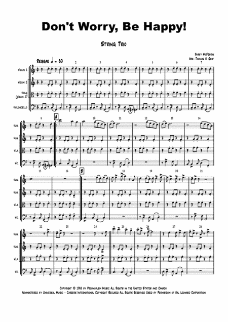 Don't Worry, Be Happy (arr. Thomas H. Graf)