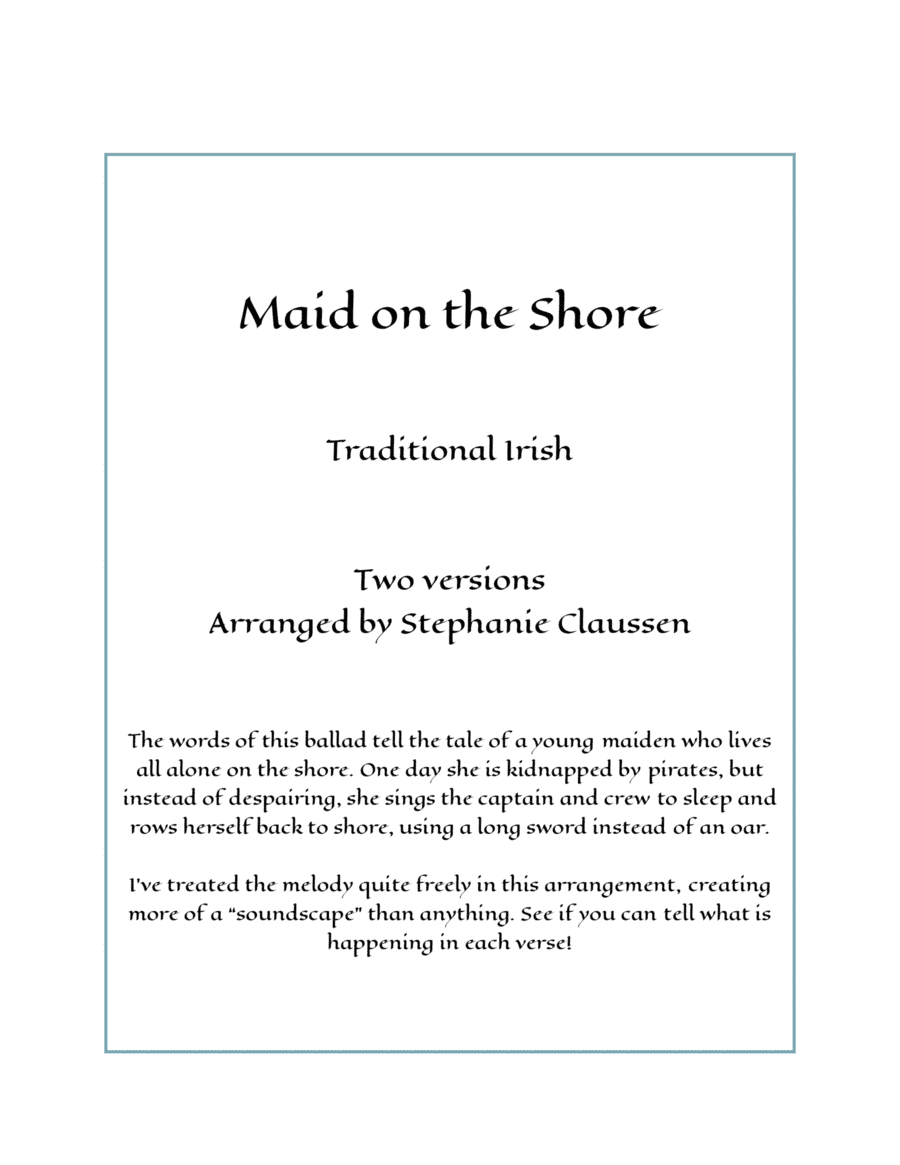 Maid on the Shore (Harp solo) (arr. Stephanie Claussen)