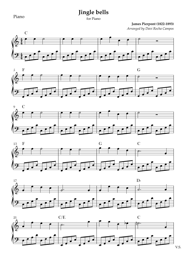 Jingle bells (arr. Davi Rocha Campos)