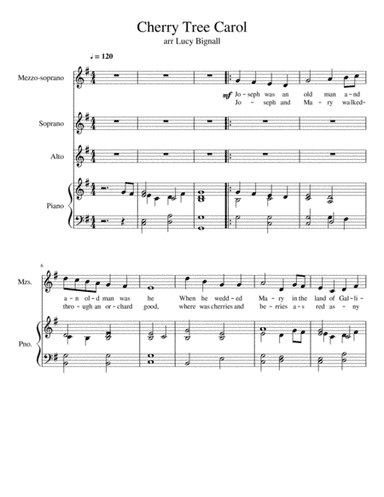 Cherry Tree Carol (arr. Lucy Bignall)