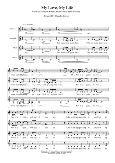My Love My Life (arr. Chandra Grover)