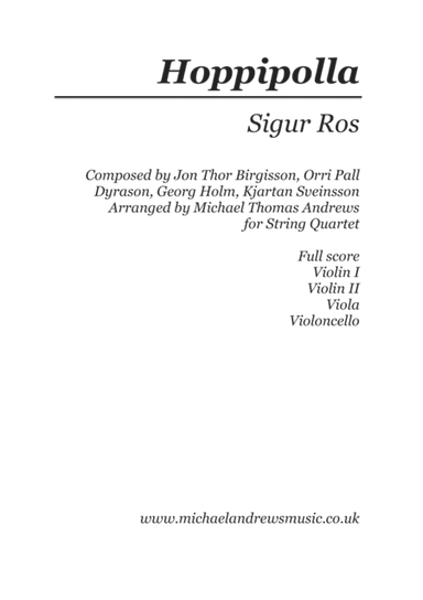 Hoppipolla (arr. Michael Thomas Andrews)