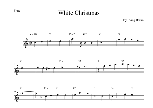White Christmas (arr. Leo Silva)