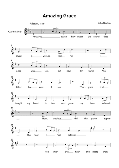 Amazing Grace (arr. Jackson Spindler)
