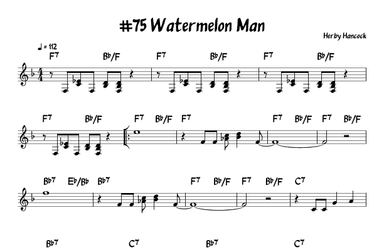 Watermelon Man (arr. John Fries)
