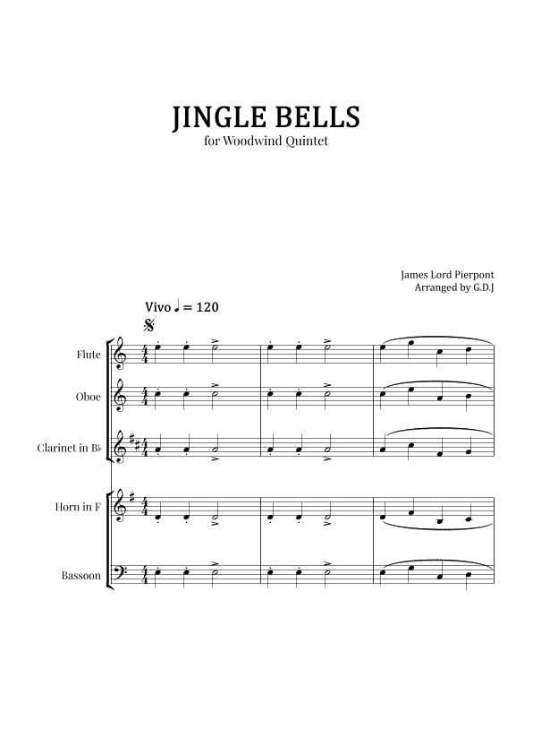 Jingle Bells (arr. GDJ)
