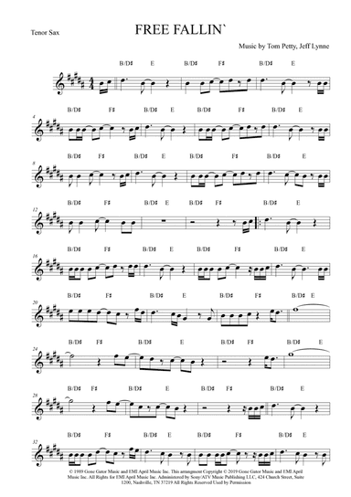 Free Fallin' (arr. Anderson Quevedo)