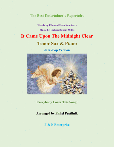 "It Came Upon The Midnight Clear"-Piano Background for Tenor Sax and Piano (arr. Fishel Pustilnik)
