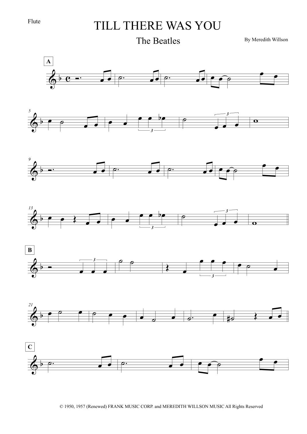 Till There Was You (arr. Leo Silva)