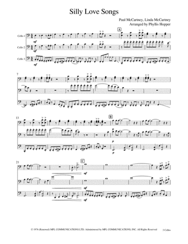 Silly Love Songs (arr. Phyllis Hopper)