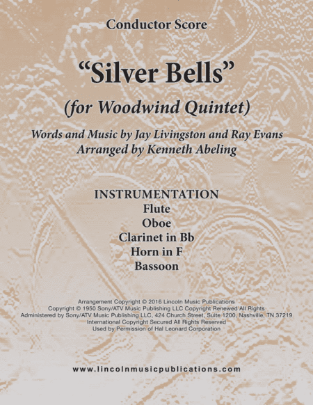 Silver Bells (arr. Kenneth Abeling)