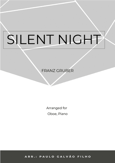 SILENT NIGHT - OBOÉ & PIANO (arr. Paulo Galvao Filho)