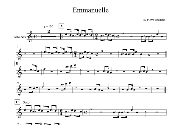 Emmanuelle (arr. Leo Silva)