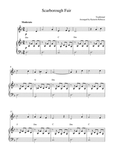 Scarborough Fair (arr. Kaiserin Rebecca)