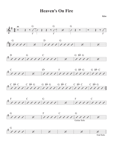 Heaven's On Fire (arr. David M Fagnant)