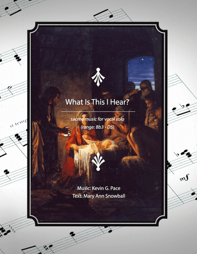 What Is This I Hear? vocal solo for Christmas