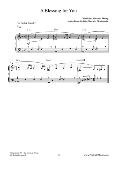 A Blessing for You - Grand Recessional Music (arr. Miranda Wong)