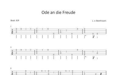 Ode an die Freude (arr. Bettina Schipp)