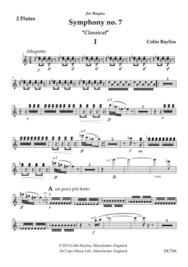 Symphony No.7 "Classical" [woodwind and brass parts]