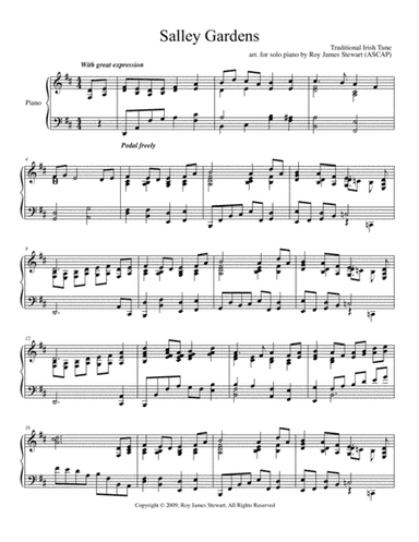 Salley Gardens (arr. Roy James Stewart)