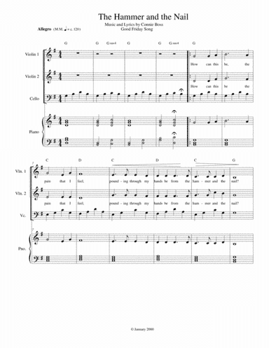 The Hammer and the Nail - Good Friday - strings and piano