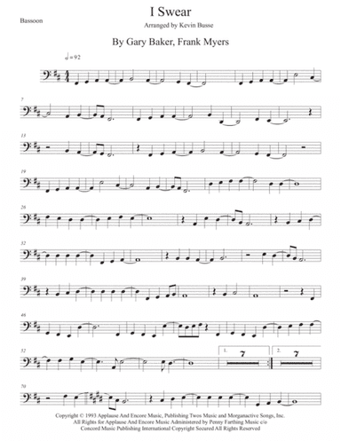 I Swear (arr. Kevin Busse)