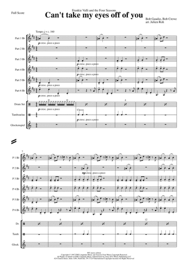 Can't Take My Eyes Off Of You (arr. Julien Roh)