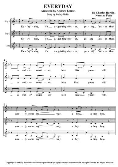 Everyday (arr. Andrew Emmet)