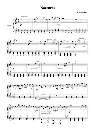 Nocturne a minor