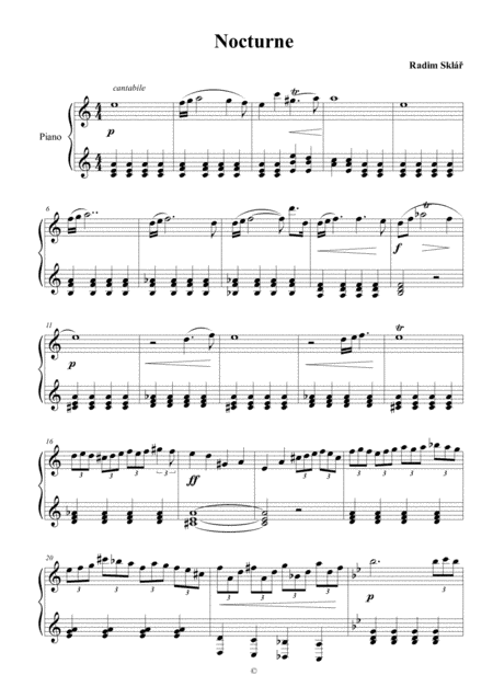 Nocturne a minor