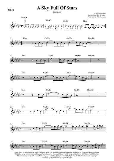 A Sky Full Of Stars (arr. Wesley S. SIlva)
